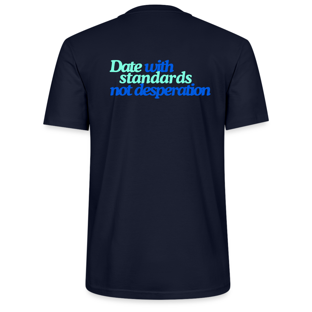 Unisex T-Shirt - Date with standards - Navy