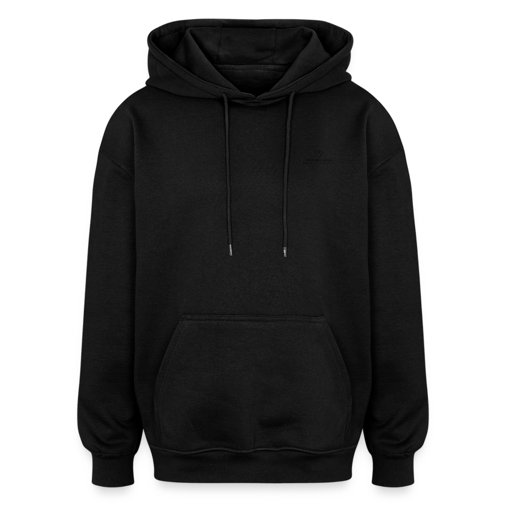 Oversized Unisex Hoodie - Get a goldfish - Schwarz