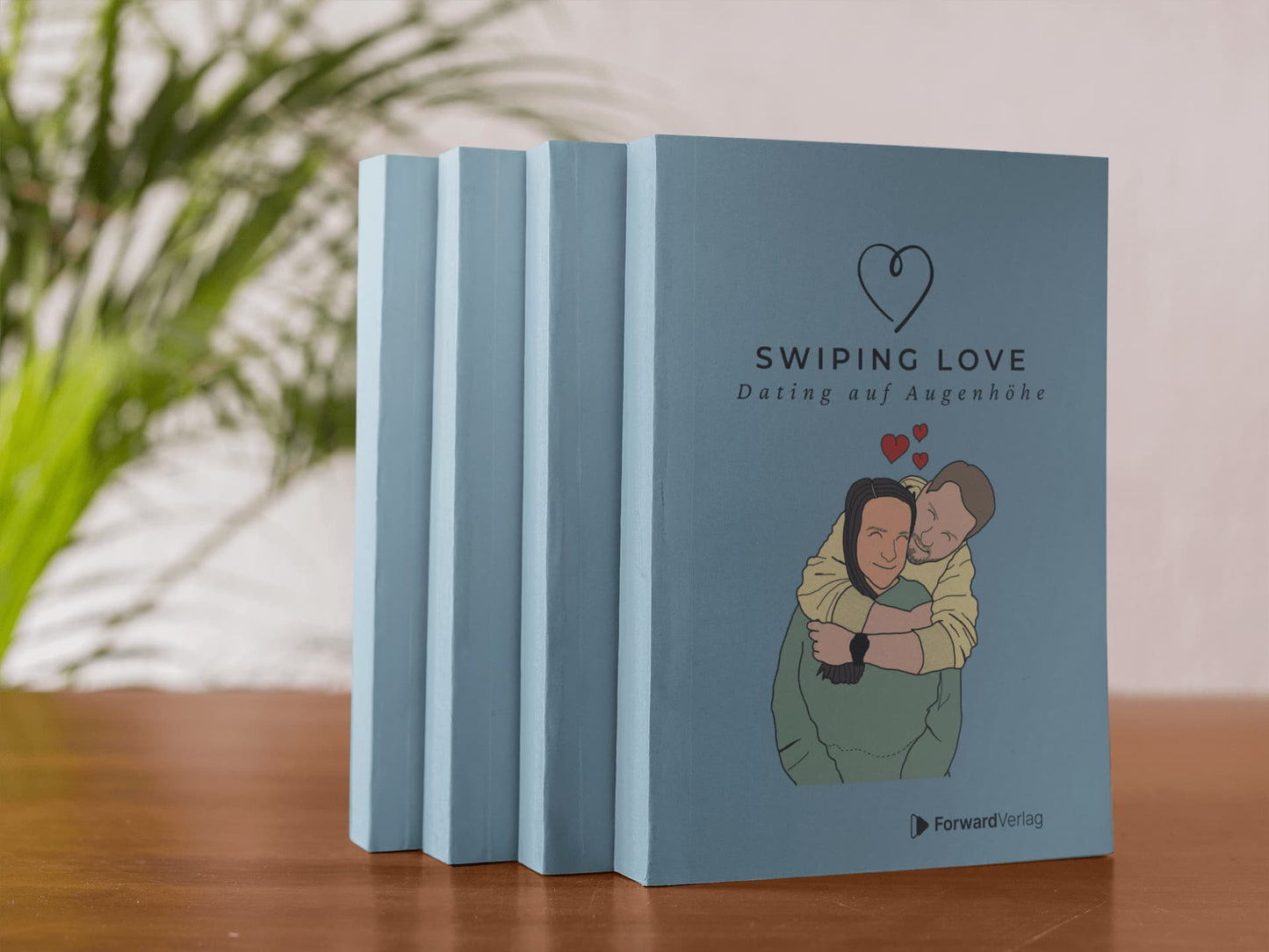 Cover des Buches Swiping Love, ein Dating-Ratgeber, der moderne Beziehungen auf Augenhöhe fördert, mit wissenschaftlichen Erkenntnissen, praktischen Tipps und exklusiven Interviews von Influencer:innen und prominente Persönlichkeiten.