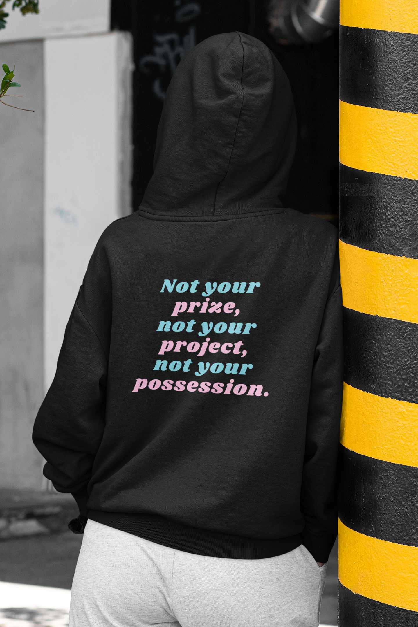 Oversized Unisex Hoodie „Not Your“ – Dein Statement für Selbstbestimmung